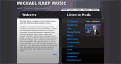 Desktop Screenshot of michaelkarpmusic.com